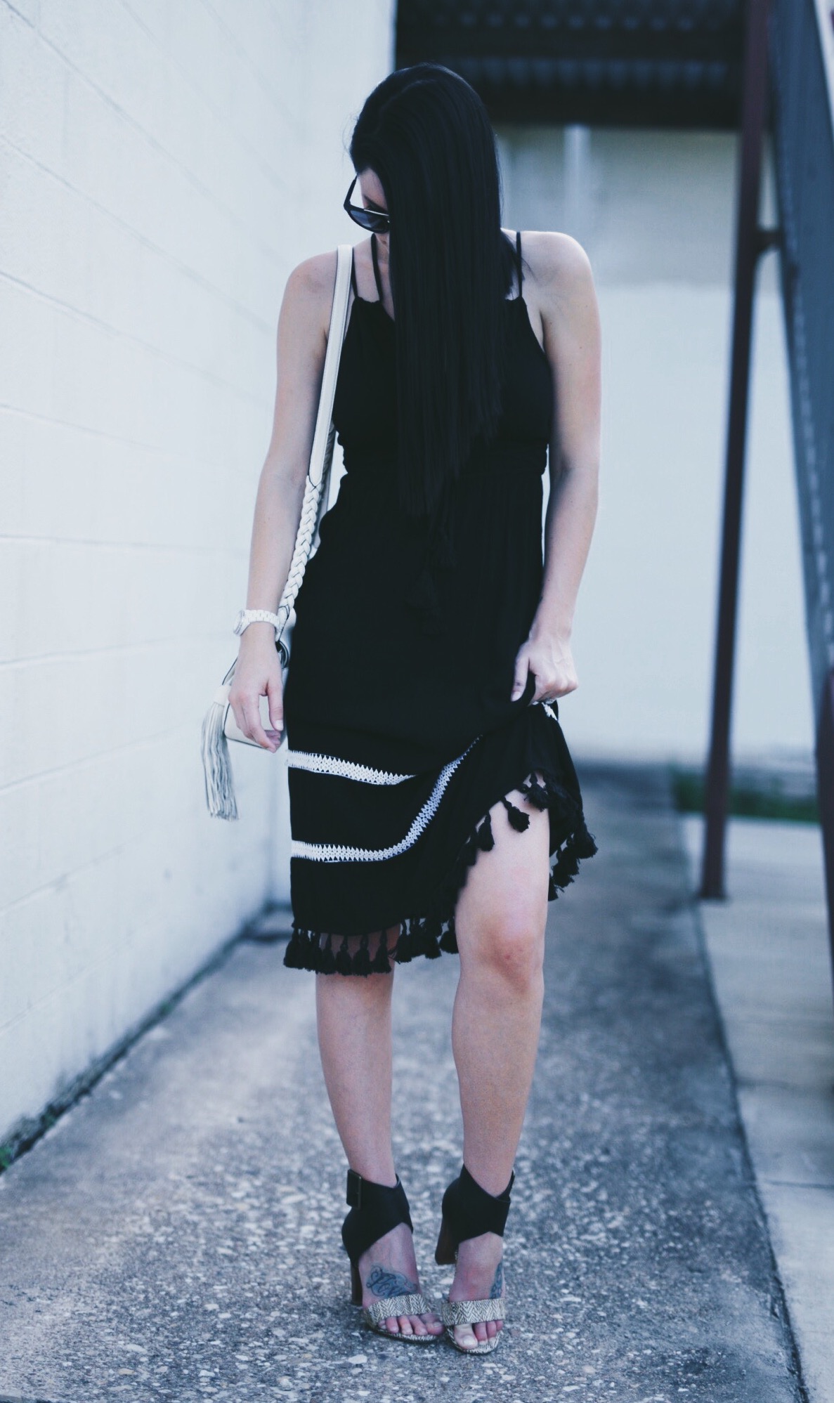Tassle Black Dress | summer fashion tips | summer outfit ideas | summer style tips | what to wear for summer | warm weather fashion | fashion for summer | style tips for summer | outfit ideas for summer || Dressed to Kill