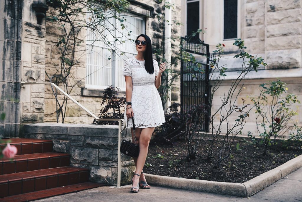 DTKAustin shares a gorgeous white, lace dress from Chicwish that is perfect for Spring and Summer. Under $62 and perfect for every occasion. Click for more information and photos!
