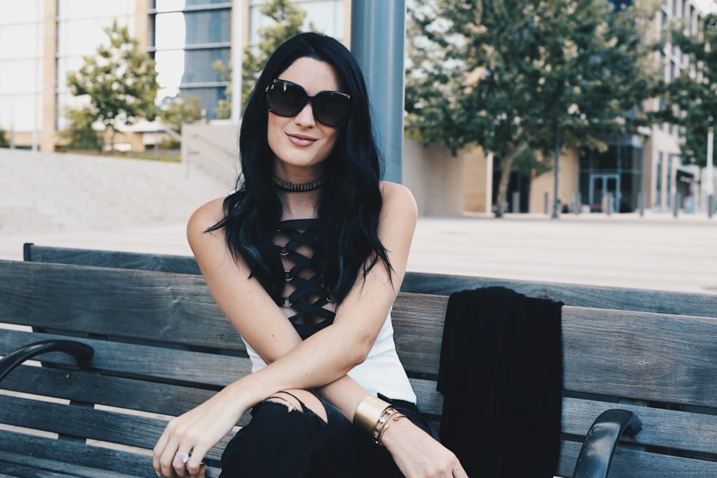 Austin Blogger DTKAustin talks all about how to pull off a body suit for any look along with her go-to, edgy jewelry from Jenny Bird. Click for more details and photos!