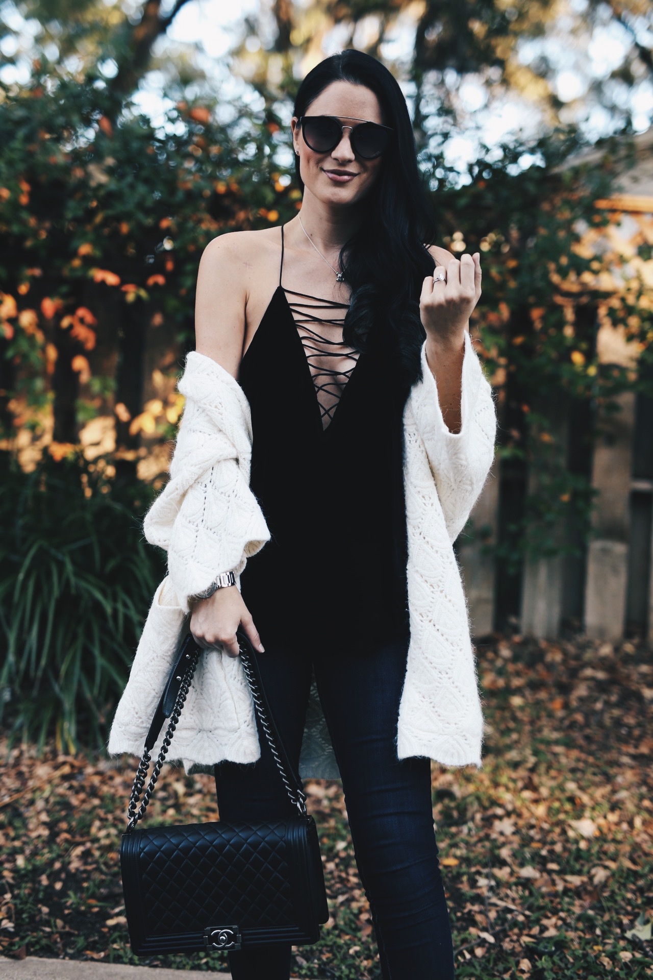 DTKAustin has rounded up her top cardigans for Fall and Winter that are under $100 from Chicwish. | how to style a cardigan | how to wear a cardigan | cardigan fashion ideas | cardigan style tips | white cardigan style | fall fashion tips | fall outfit ideas | fall style tips | what to wear for fall | cool weather fashion | fashion for fall | style tips for fall | outfit ideas for fall || Dressed to Kill #fallstyle #whitecardigan #cardigan 