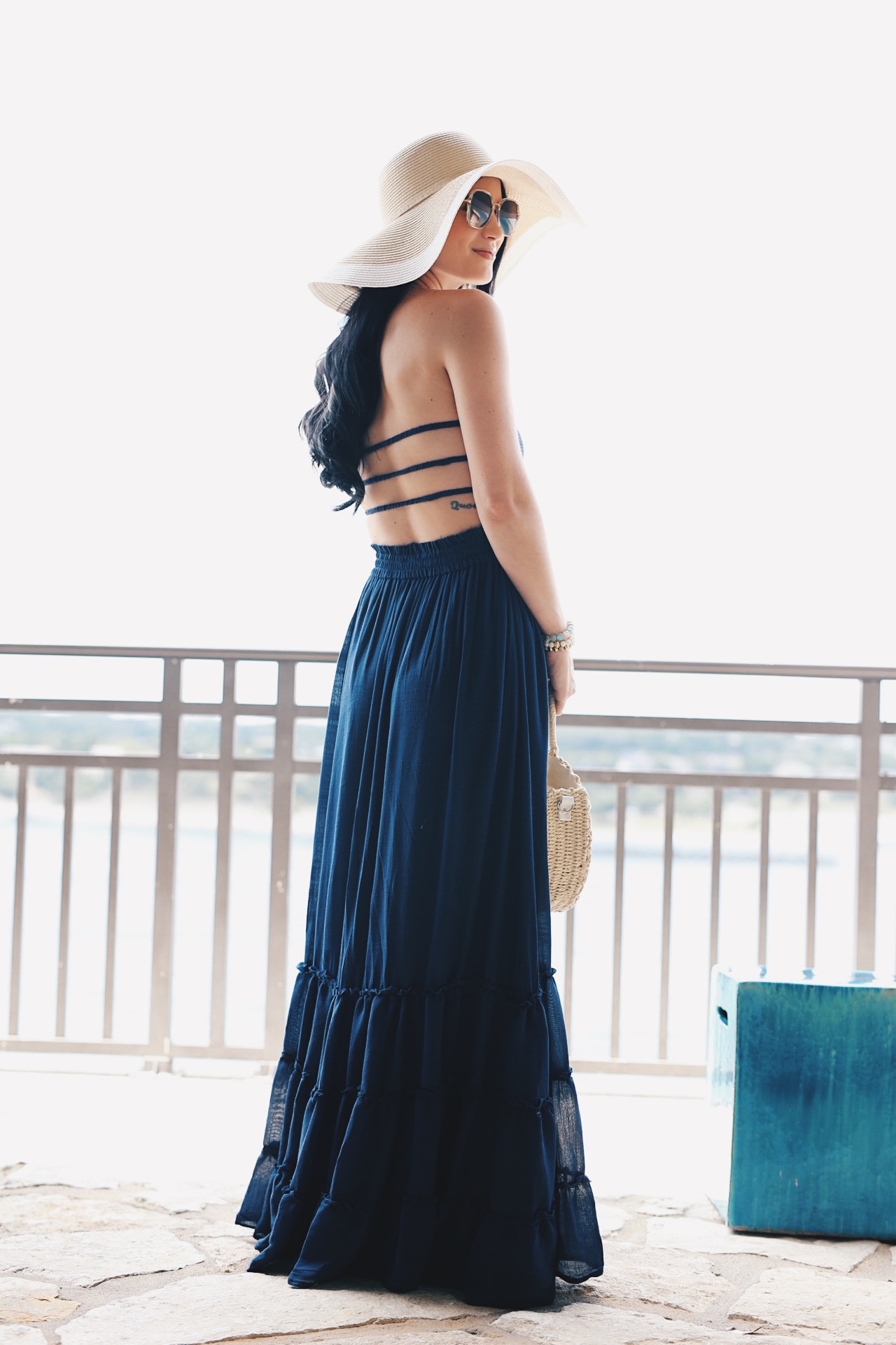 Maxi Dress and Hat | summer style for women | summer fashion for women | summer outfit ideas for women || DTK Austin #fashion #style #womensoutfits #maxidress #summerhat #summerfashion #summerstyle #summeroutfits - {Best Staycation Near Austin - Lakeway Resort & Spa} by popular Austin blogger, Dressed to Kill