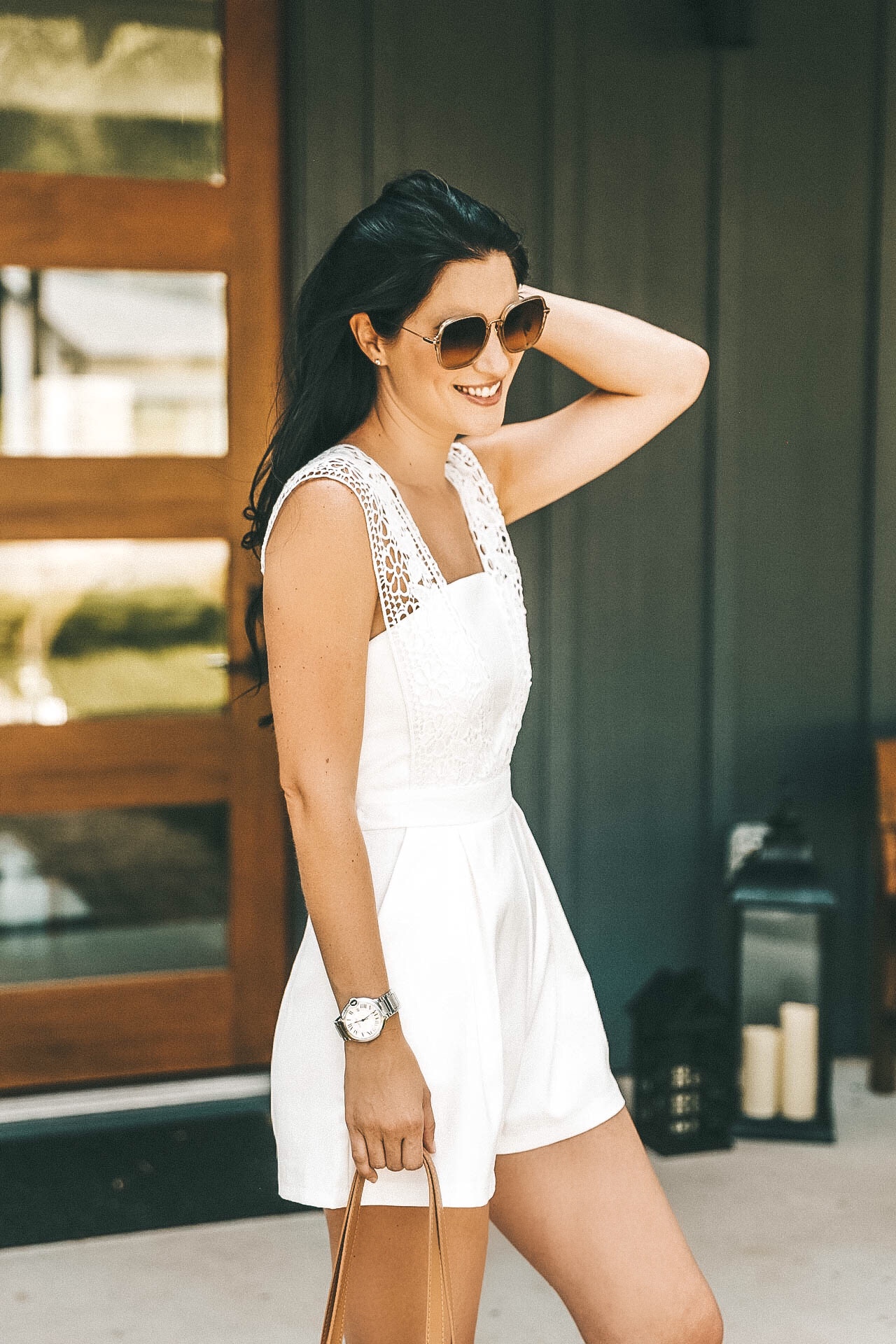 Affordable White Lace Romper for Summer | Chicwish Romper | romper style tips | how to wear a romper || Dressed to Kill #summerfashion #fashion #style #outfits #summeroutfits #romper #dtkaustin - {Chicwish White Lace Romper + Giveaway} featured by popular Austin fashion blogger, Dressed to Kill