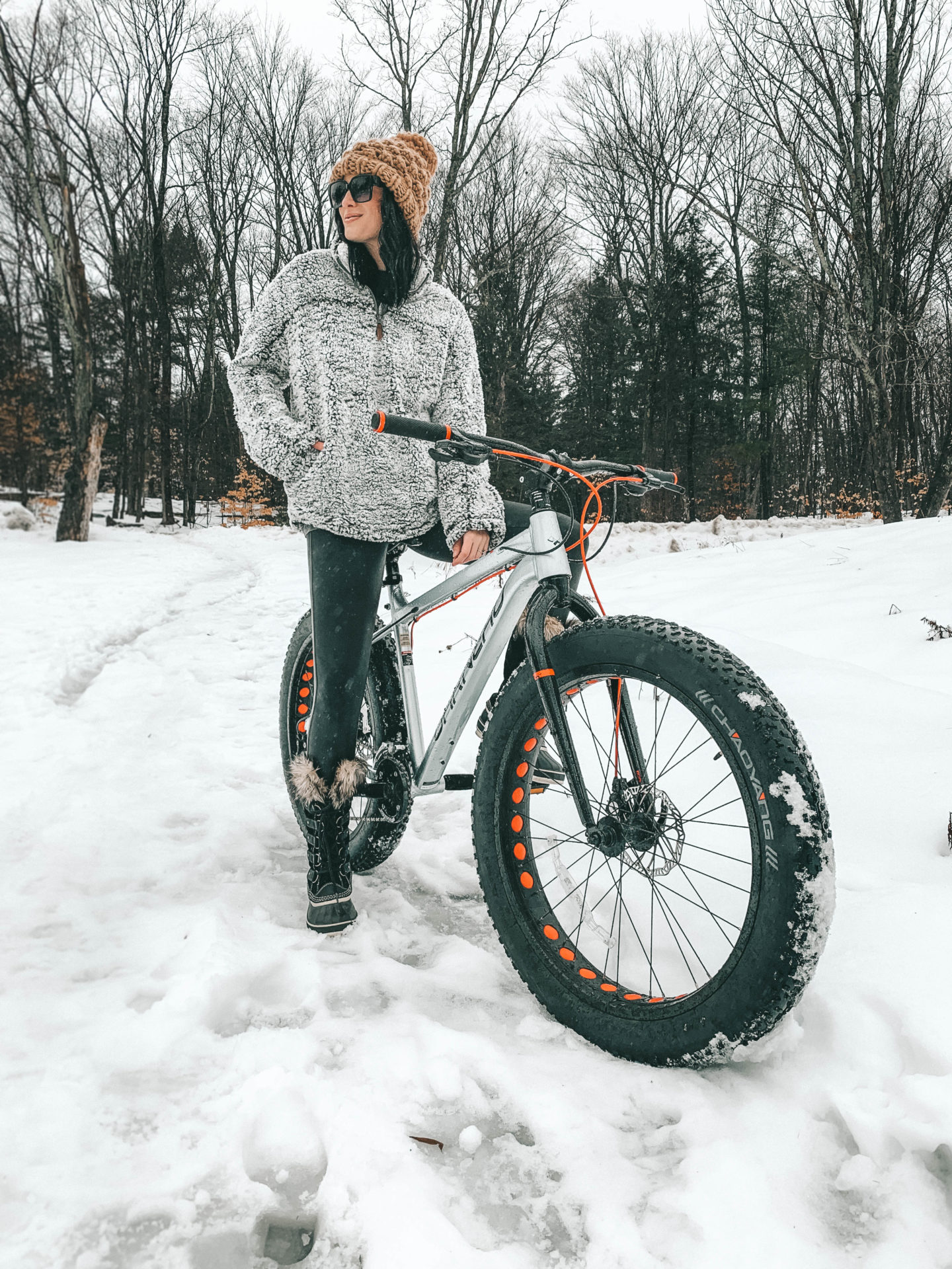 How to ride a fat bike in the snow