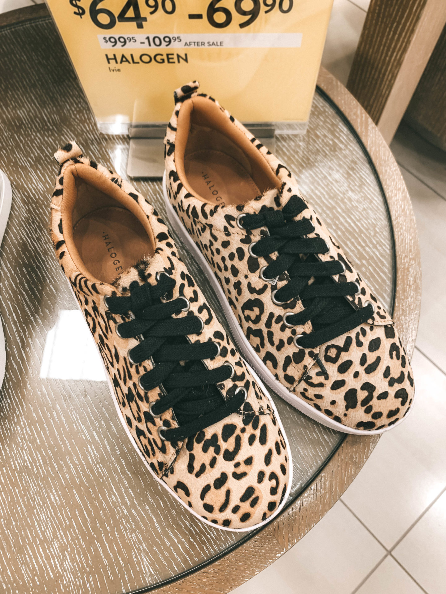 NSALE Halogen Leopard Sneakers