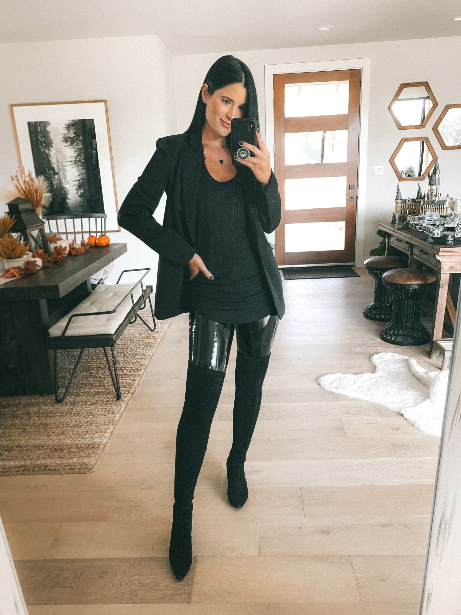Spanx Faux Patent Leather Leggings - Dressed to Kill